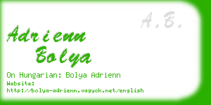 adrienn bolya business card